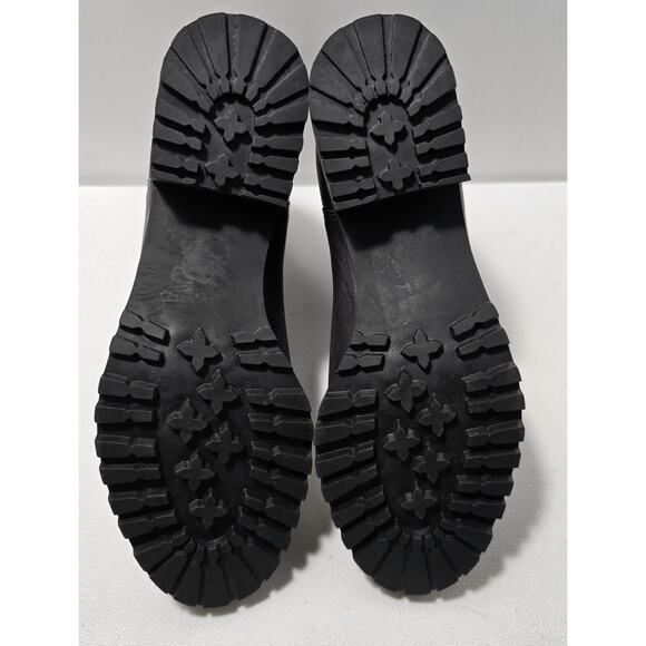 Talbots Leather Ankle Boots Gored Stretch Pull On Round Toe Dark Brown Size 10 M - Picture 8 of 10